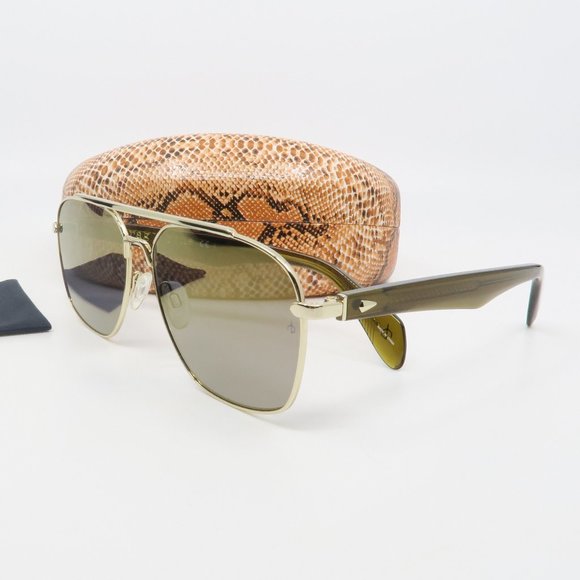rag & bone Accessories - RNB5004/S 01Q CT Rag & Bone Gold Mirrored Sunglass
